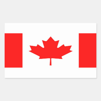Adesivos de decalque de sinalizador canadiano