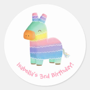 Adesivos de Decoração de Aniversário de Pinata Mex