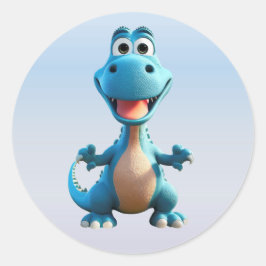 Adesivos de dinossauro bonito