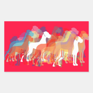Adesivos de Dogue modernos