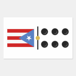 Adesivos de Dominó de Porto Rico