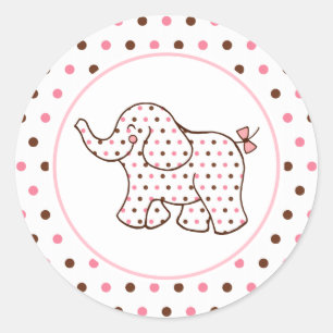 Adesivos de Elefante Bebê