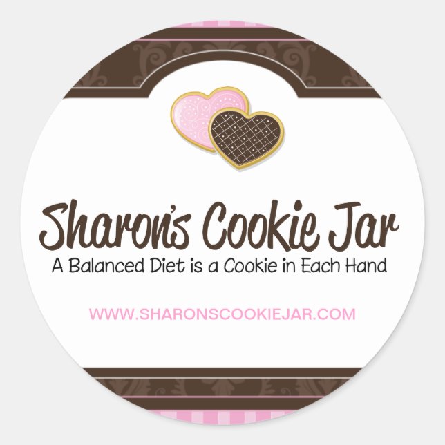 Adesivos de embalagem de cookies (Frente)