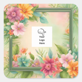 Adesivos de Embalagem Tropicais Personalizáveis