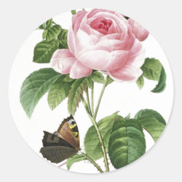 Adesivos de envelopes de borboleta rosa rosa rosa