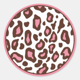 Adesivos de Estampa de Animal Leopardo