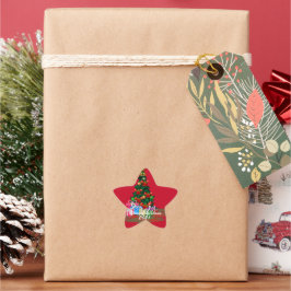 Adesivos de Estrelas da Árvore de Natal