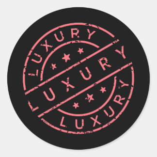 Adesivos de etiqueta de luxo