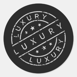 Adesivos de etiqueta de luxo