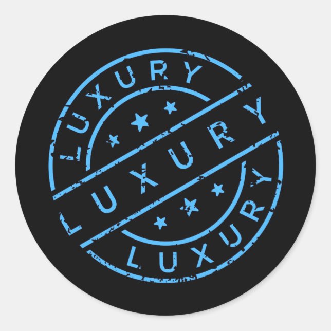 Adesivos de etiqueta de luxo (Frente)