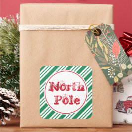 Adesivos de Etiquetas de Presente do Polo Norte Ve