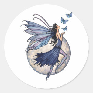 Adesivos de Fada Azul Meia-Noite