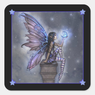 Adesivos de Fada da Pequena Lua Azul