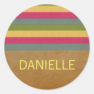 Adesivos de faixas texturizadas em chic