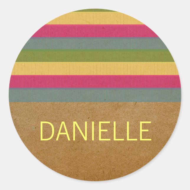 Adesivos de faixas texturizadas em chic (Frente)