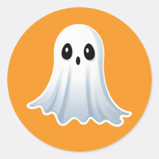 Adesivos de Fantasma Clássico de Halloween #2