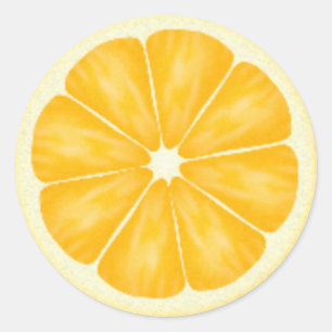 Adesivos de Fatia Laranja