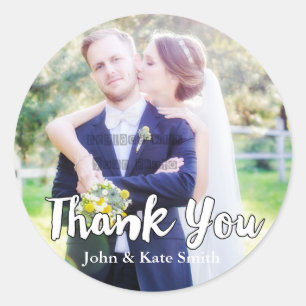 Adesivos de Favor de Casamento 2 Tipografia OBRIGA