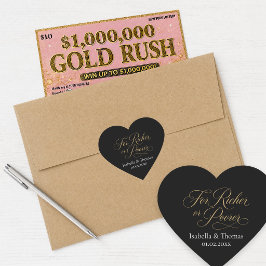 Adesivos de Favor de Casamento Para Riqueza ou Pob