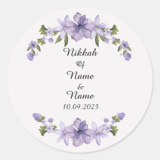 Adesivos de favor de Nikkah