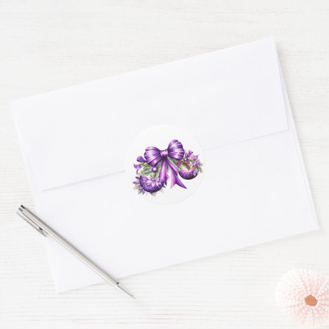 Adesivos de Feriado Roxo Cujo (Envelope)
