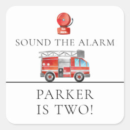 Adesivos de Festa de Aniversário de Caminhão de Bo