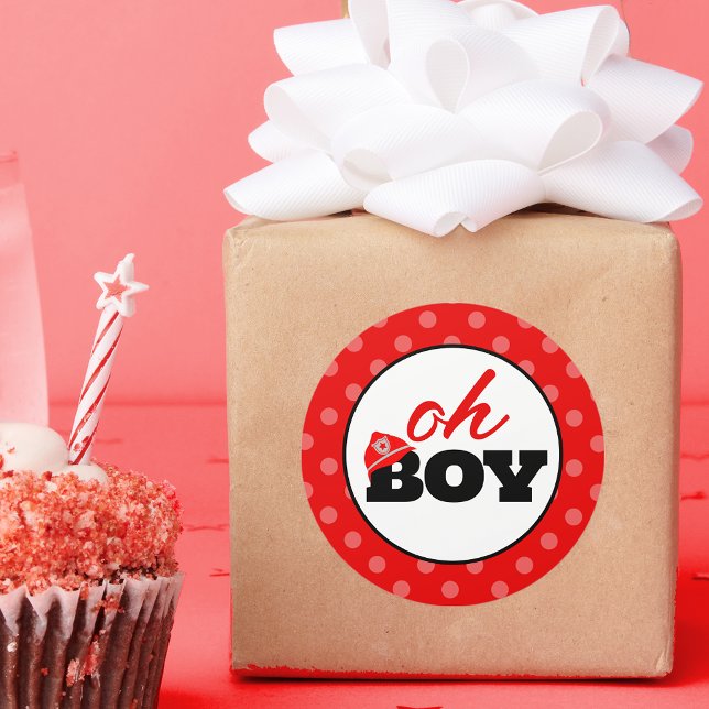 Adesivos de festa de churrasco de bebê Oh Boy Cami (Criador carregado)