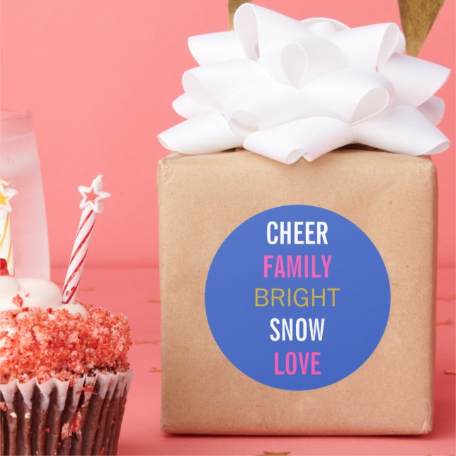 Adesivos de festa de Hanukkah Winter Wishes (Festa)