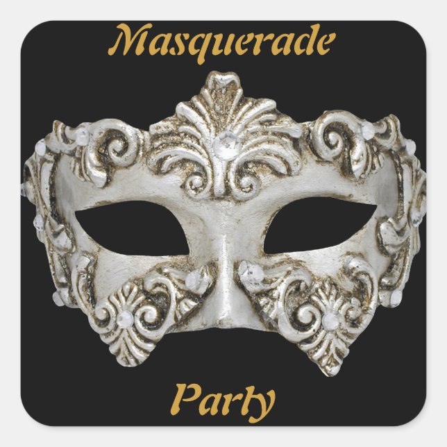 Adesivos de Festa de Mascarada (Frente)