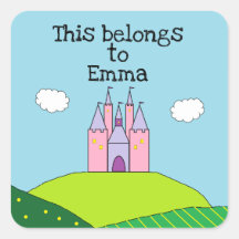 Adesivos de "Festa de Princesa"