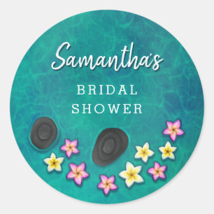 Adesivos de Festa de Spa de Flores Flutuantes