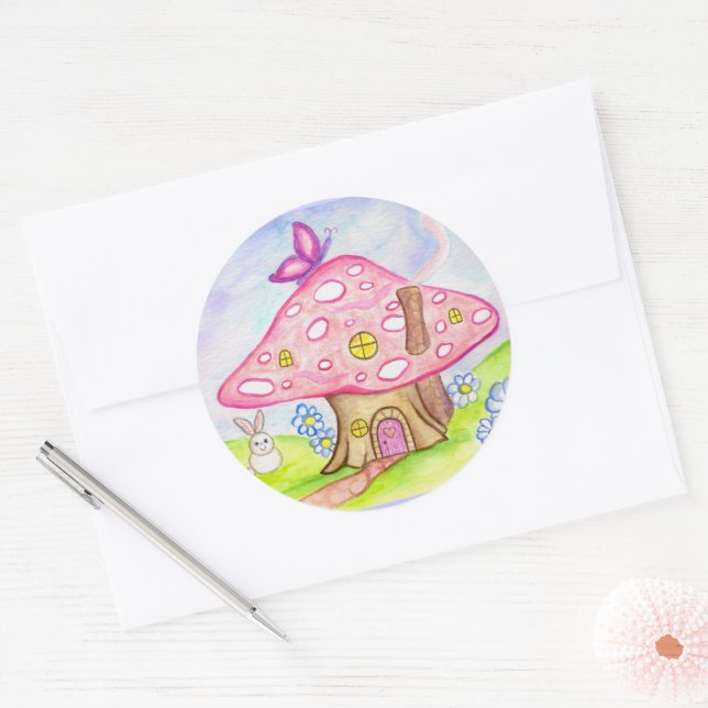Adesivos de Festa do Coelho da Primavera do Cogume (Envelope)