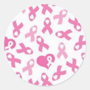 Adesivos de Fita Rosa de Câncer de Mama