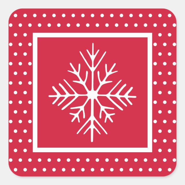 Adesivos de Floco de Neve (Frente)