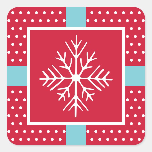 Adesivos de Floco de Neve (Frente)