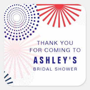 Adesivos de Fogos de Artifício para Etiquetas de F