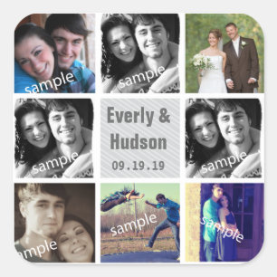 Adesivos de Fotos de Casamento
