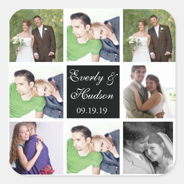 Adesivos de Fotos de Casamento (Frente)
