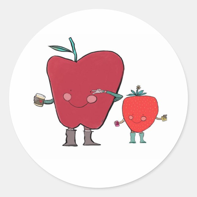 Adesivos de Frutas (Frente)