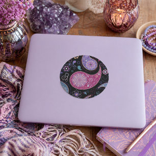 Adesivos de Fundo Paisley