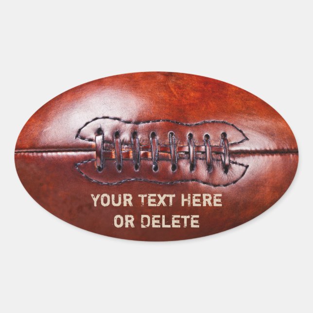 Adesivos de Futebol Vintage Personalizáveis (Frente)
