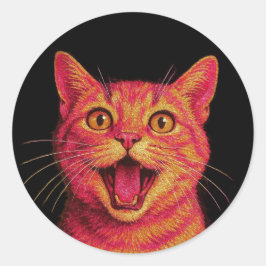 Adesivos de gato fofo.