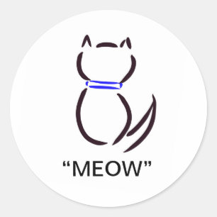 Adesivos de Gato Preto
