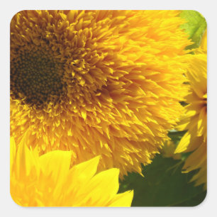 Adesivos de Girassol Amarelo Personalizado Adicion