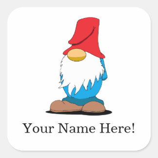 Adesivos de Gnome Personalizáveis