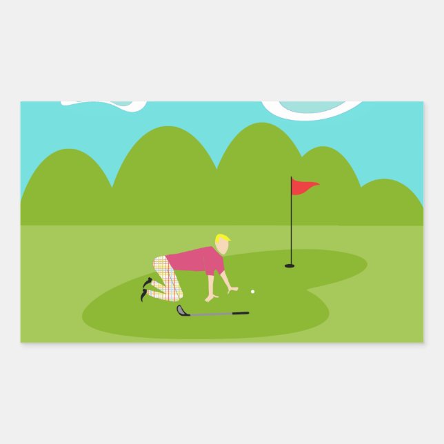 Adesivos de Golfe Retroativos (Frente)