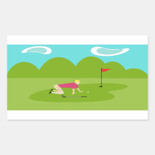 Adesivos de Golfe Retroativos