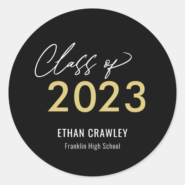 Adesivos de Graduação de Cores Editáveis por Galer (Frente)