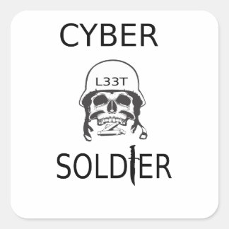 Adesivos de Hacker do Cyber Soldier