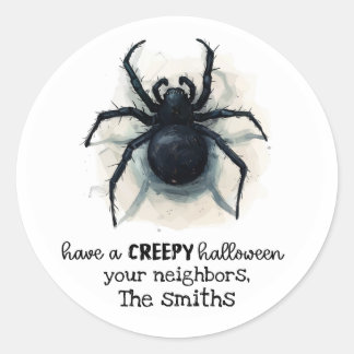 Adesivos de Halloween de Aranha Viúva Negra Assust